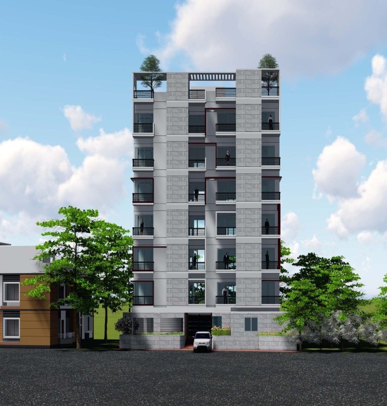 Baitul Izz handed-over apartment building at Siroil, Rajshahi