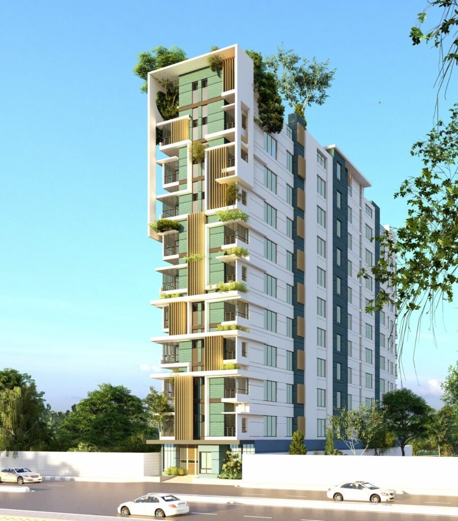 Baitus Sharif apartment building at Siroil, Rajshahi