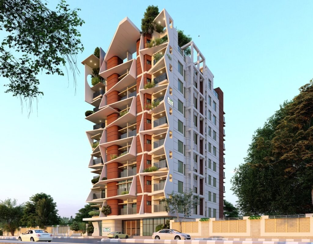 Dhrubotara apartment building at Uposhahar, Rajshahi