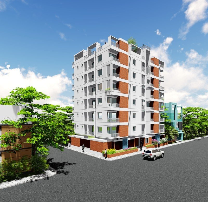 Soptorshi handed-over apartment building at Saheb Bazar, Rajshahi
